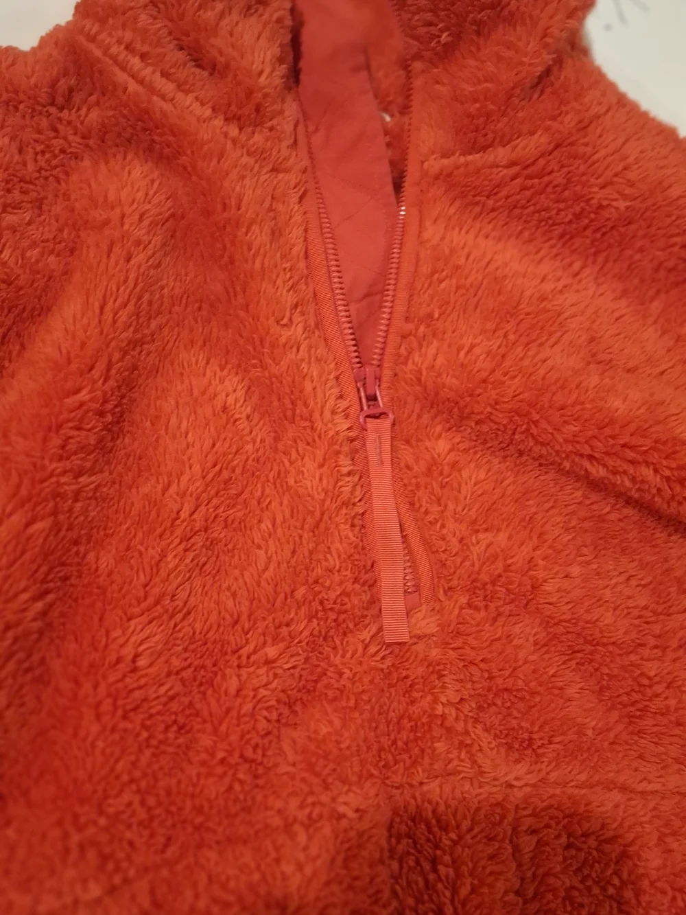 all in motion Coral Teddy Half-Zip Jacket